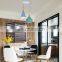 Nordic modern simplicity 3 Heads Aluminum pendant light with wood for decorate