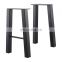 Hot Selling Steel L-Shaped Table Legs Black Coffee Table Legs Dining Table Legs Frame Feet For Sale