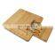 factory direct sale high quality cheese board and knife set bamboo serving tray
