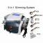 Professional 6 in 1 multipolar rf vacuum cavitation cellulite massager fat removal machine