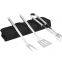 Hot sale 3pcs stainless steel Barbecue grill tools set Cooking utensil Outdoor camping BBQ tools set
