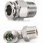 Factory direct supply SS 304 material  1/4 NPT insert 10 MM pipe PC straight pneumatic quick air hose fitting