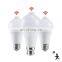 LED PIR Motion Sensor Lamp E27 220V 7W 9W 12W 15W Automatic ON/OFF LED Bulb Light Sensitive Human Body Movement Detector Lights
