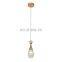 Modern Style Globe Crystal Glass Pendant Light Restaurant Chandelier Lamp For Dining Room