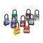 China Supplier Insulation Short Shackle Durable Safety Padlocks