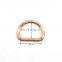 wholesale high quality Rose Gold Dog Collar hardware Metal Quick Side Release Buckles D ring