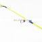 Fiberglass Ice Rod, 51cm ultralight Yellow Ice Fishing Rod, 20'  Ice Fishing Rod