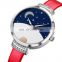 9279 skmei moon watch night new fashion leather quartz women wristwatch accept customized order logo