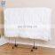 Adjustable portable single pole telescopic clothes rack