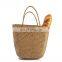 Wholesale Handmade Natural Weaving Beach Shopping Palm Leaf Seagrass Handle Bag