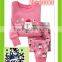 Orange pink dinosaur pajamas clothing set dinosaur for boys & girls 2-7 year MY-A0049