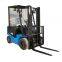 China electric forklift 1.5 ton 4 wheels with lithium ion battery 60v