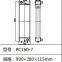 high quality Aluminium radiator core radiator machine pC160-7 pC160-8 for excavator cooling system radiator