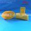 28mm Oval shape food grade flip top cap with silicone valve for honey, snap on flip top cap with plug seal