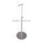 Adjustable Height bag display fixture Metal Circular Base Handbag Display Rack Women Bag Display Holder