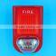 Fire & Security Horn strobe Siren With LED light 12V Horn siren