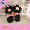 Wholesale fancy super soft plush clorful flower shaped slipper