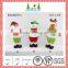 Red and green plush christmas sitting ornament
