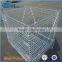 Folding metal wire mesh cages
