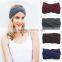 Europe and America Hot Selling Fashion Trendy Lady Girls Plain Sports Knitted Headband