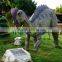 Animtronic life-size mechanical dinosaur for outdoor playground