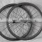 40T powerway hub black tubular carbon road bike carbon wheelset UD Matt carbon wheels W40T