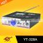 aluminum hifi audio stereo amplifier YT-328A/support mp3 USB/SD/FM
