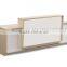 2015 Classic modern used reception desk salon white reception desk (SZ-RTS82)