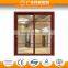 Interior home insulating glass sliding wooden door
