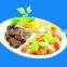 Biodegradable Microwavable 9" 3 Compartments Round Plate