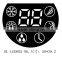 7 segment 2 digital white color LED Display OEM