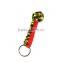 High Quality Polychrome Cord Metal Climbing Hook Keychain for Sale