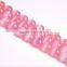 Wholesale high quality pink cat eye round beads jewelry