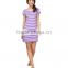 Women's Nighties Cotton Chemise Striped Nightshirt