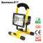 10w Portable Christmas Rechargeable Work Led Light Color Changing Outdoor Led Flood Light