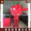 Funny fruit mascot costume red strawberry giant costume for promotion