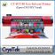 CRYSTEK Refretonic RT180 inkjet printing machine for flex banner vinyl bus cover printing