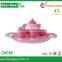 New design colorful tea set baby kid toy