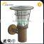 high lumen wholesale waterproof ip65 stainless steel solar led outdoor wall light