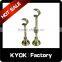 KYOK Stainless Steel 19mm Curtain Pole Passing Brackets,Premium Quality Metal Curtain Rod Accessories Customized