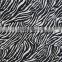 black red zebra 32F half shiny polyester print lycra swimwear fabric
