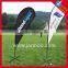 Outdoor double sided fabric beach flag