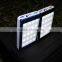 6000mah LED camping light solar charger with dual USB output solar powered battery bank