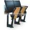 MDF & Chromed metal school furniture desk and chair KF-801