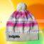 100% Acrylic Knitted Beanie Hat as your design