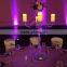 different height plastic led candles set with flickering