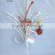 2015 New Artificial Christmas Flower Pick 16" Artificial glitter Berries with beaded sequin