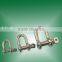 European type screw bow shackle wire rope shackle large bow shackle