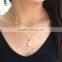 Latest Model Simple Crystal Fashion Necklace Women Charm Choker Chunky Statement Necklace Jewelry