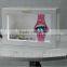 Richtech new modern clear mirror display box transparent LCD display with best price
